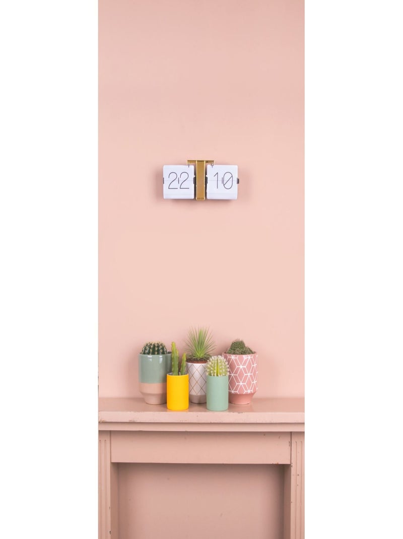 Horloge à poser design vintage No Case Blanc - Kiabi