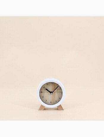 Horloge à poser en bois 14cm