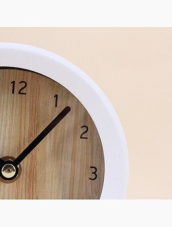 Horloge à poser en bois 14cm