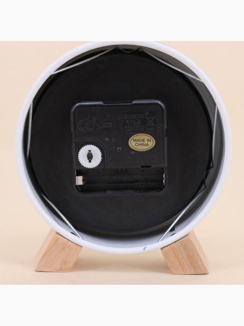 Horloge à poser en bois 14cm - Kiabi