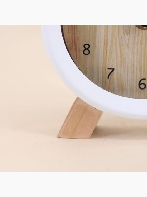 Horloge à poser en bois 14cm - Kiabi