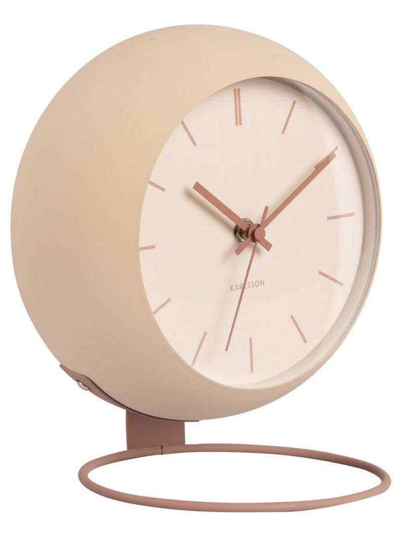 Horloge à poser Nirvana Globe Beige - Kiabi