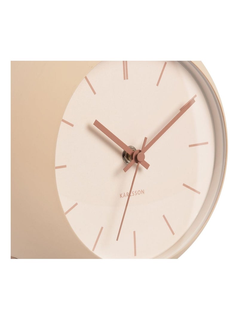 Horloge à poser Nirvana Globe Beige - Kiabi
