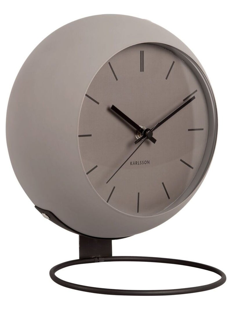 Horloge à poser Nirvana Globe Gris foncé - Kiabi