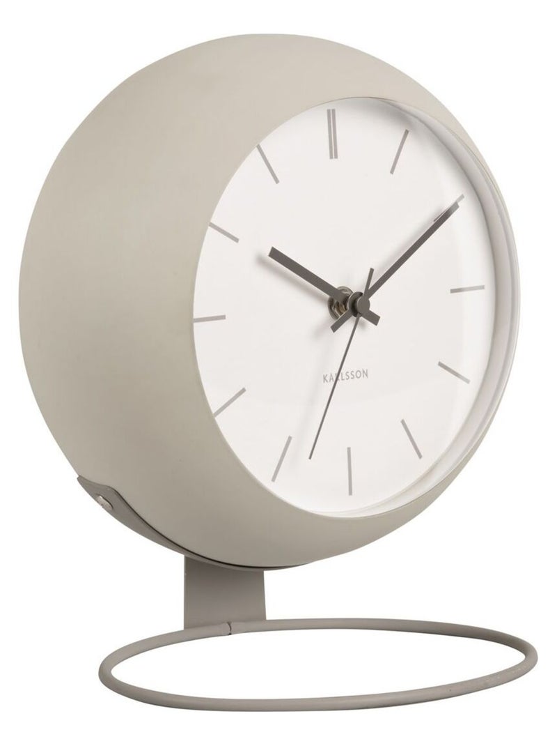 Horloge à poser Nirvana Globe Ivoire - Kiabi