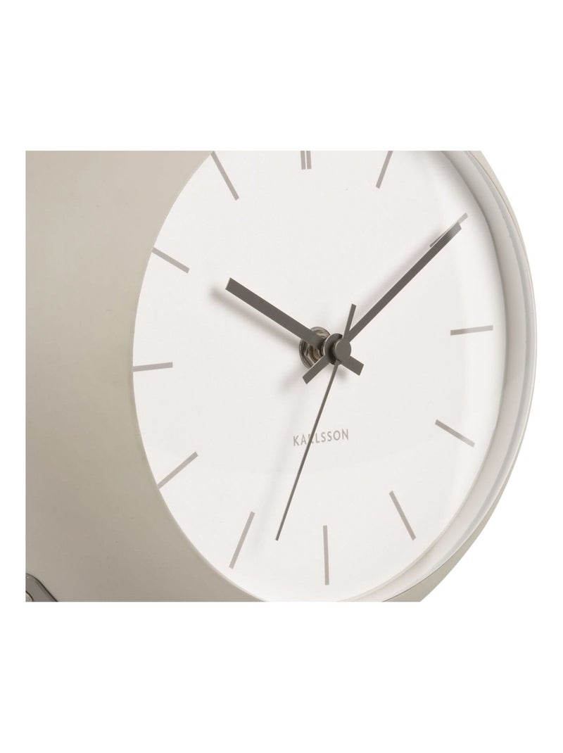 Horloge à poser Nirvana Globe Ivoire - Kiabi