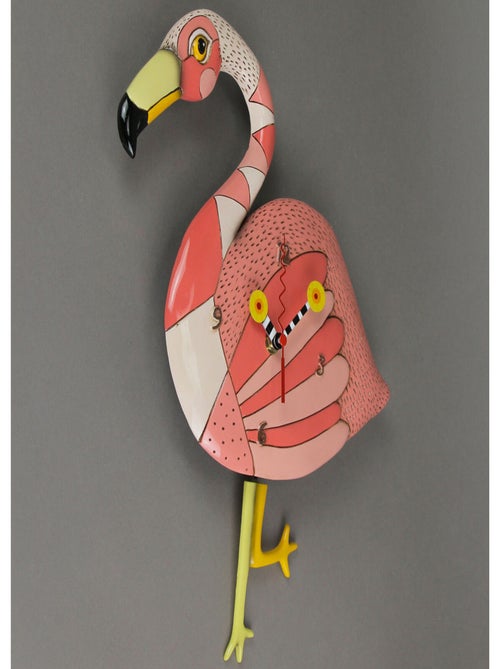 Horloge Allen Flamant Rose - Kiabi