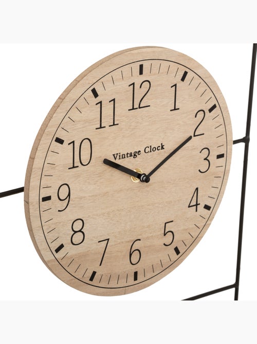 Horloge avec calendrier perpétuel et plante artificielle CAMILLE - Kiabi