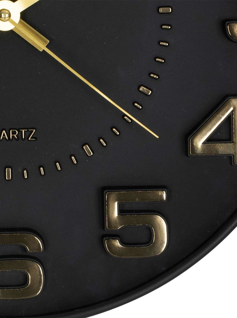 Horloge avec chiffres en relief DORIS Noir - Kiabi