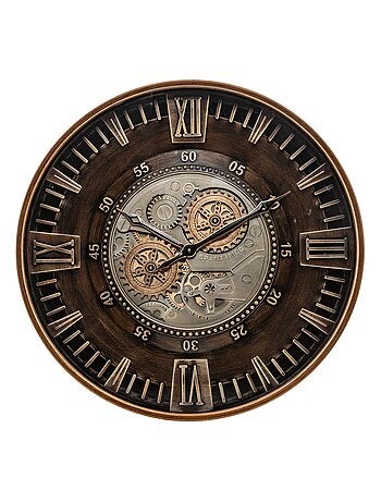 Horloge avec mécanisme en métal