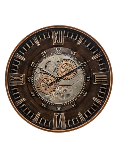 Horloge avec mécanisme en métal - Kiabi