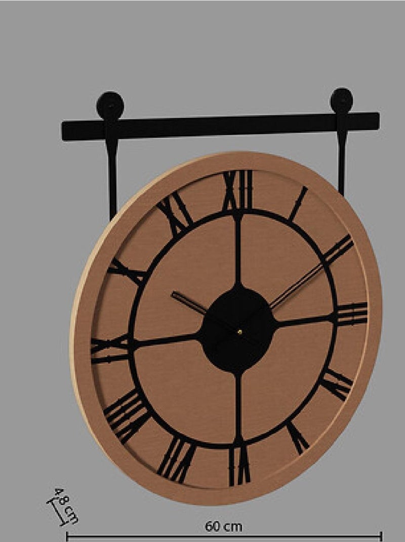Horloge avec poulie design Gris perle - Kiabi