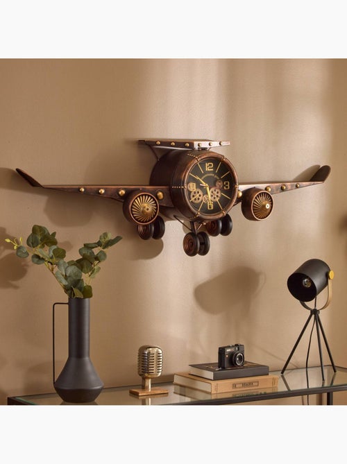 Horloge avion en acier HANS - Kiabi Horloge avion en acier HANS - Kiabi