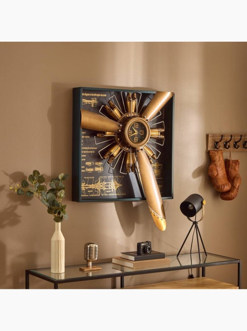 Horloge avion en acier RUDY - Kiabi Horloge avion en acier RUDY - Kiabi