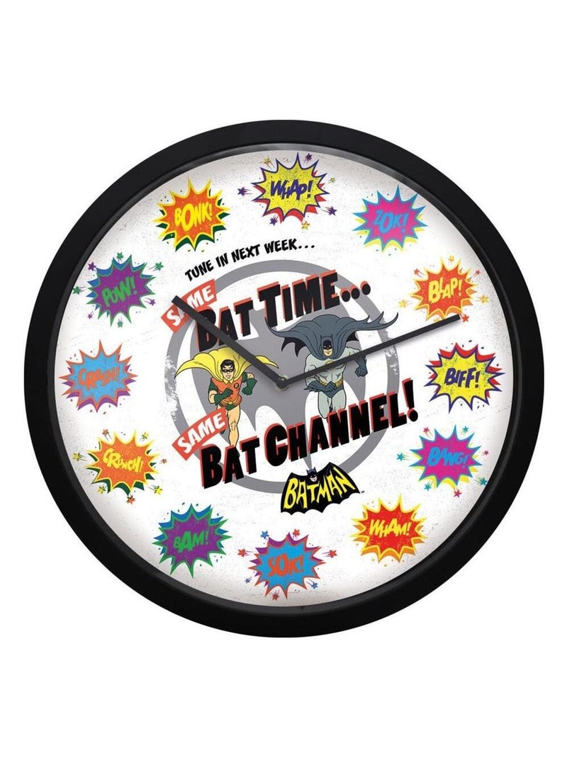 Horloge Batman retro 30 cm Blanc - Kiabi