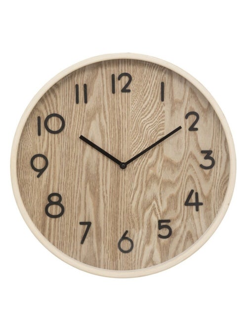 Horloge bois Ivana D38 - Kiabi