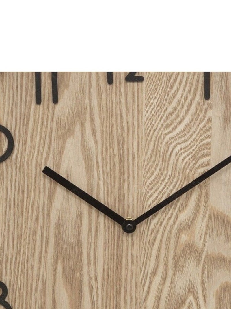 Horloge bois Ivana D38 Beige - Kiabi