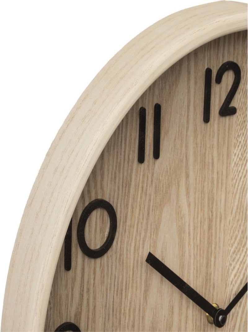 Horloge bois Ivana D38 Beige - Kiabi