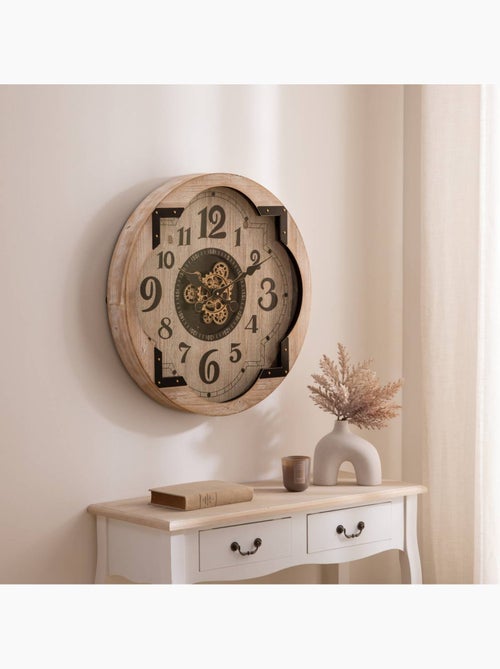 Horloge bois MCKENZIE - Kiabi Horloge bois MCKENZIE - Kiabi