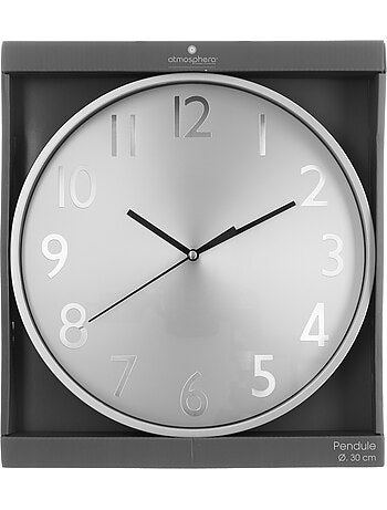 Horloge design métal brossé ANAE