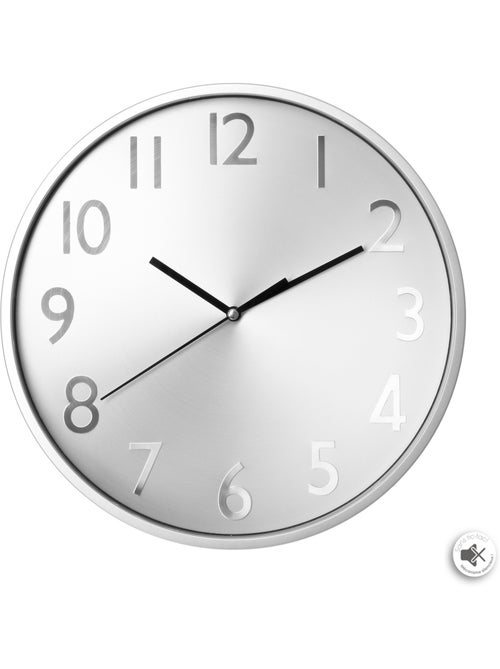 Horloge design métal brossé anae - Kiabi
