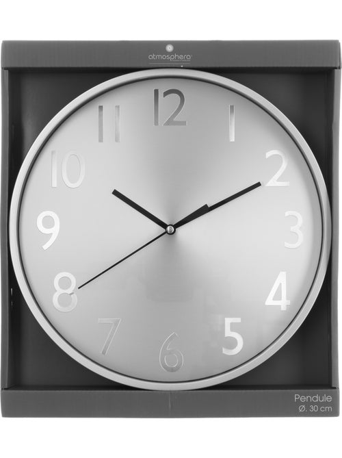Horloge design métal brossé anae - Kiabi