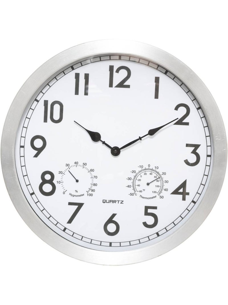 Horloge d'extérieur olga Argent - Kiabi