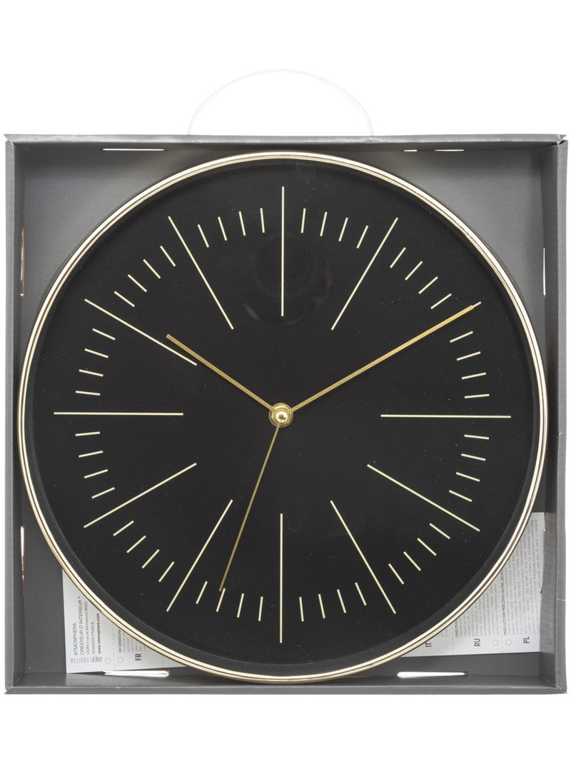 Horloge EDITH Noir - Kiabi