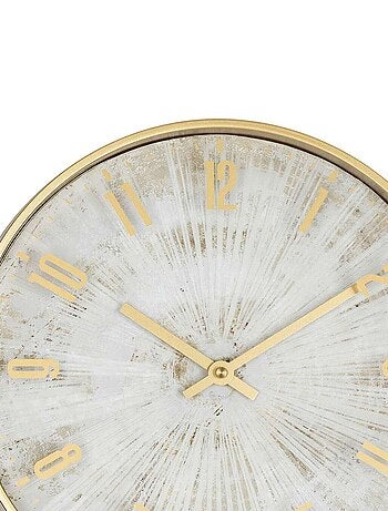 Horloge effet patiné