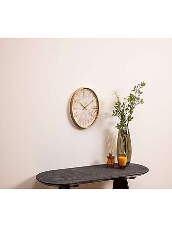 Horloge effet patiné
