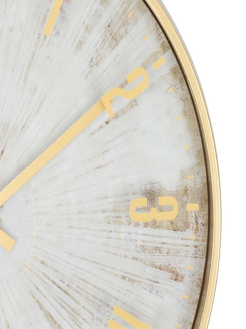 Horloge effet patiné IZZIE Gris clair - Kiabi