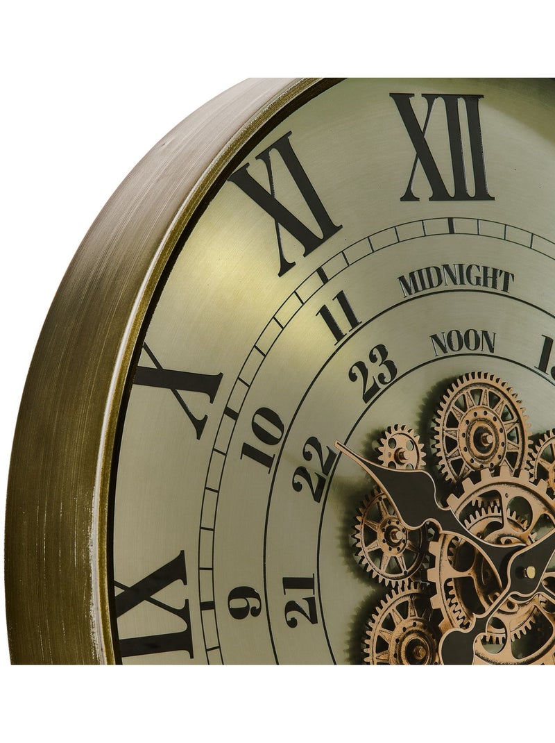 Horloge effet rétro MICHEL Vert - Kiabi