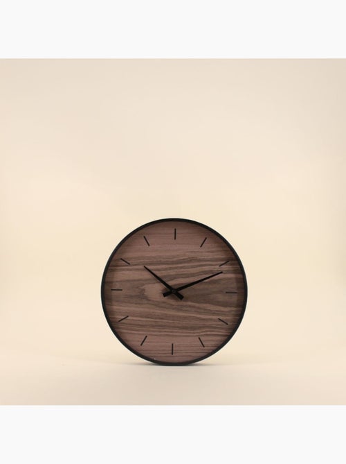 Horloge en bois 33cm - Kiabi