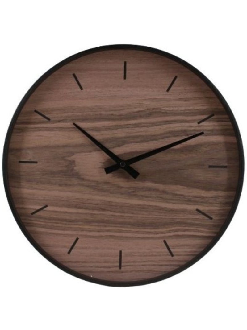 Horloge en bois 33cm Beige - Kiabi