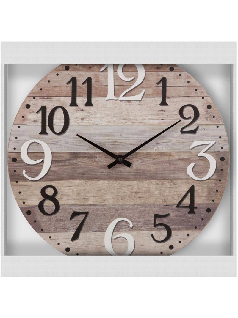 Horloge en bois ALEX Bleu - Kiabi
