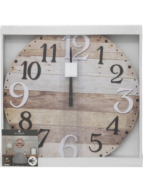 Horloge en bois ALEX - Kiabi Horloge en bois ALEX - Kiabi