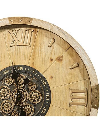 Horloge en bois avec mécanisme MICKA