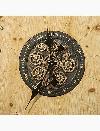 Horloge en bois avec mécanisme MICKA