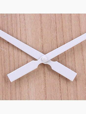 Horloge en bois blanchi 60cm