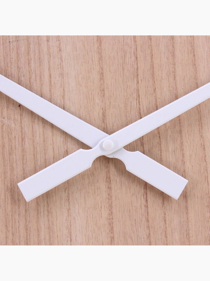Horloge en bois blanchi 60cm Beige - Kiabi