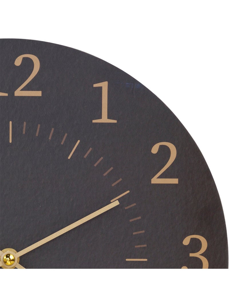 Horloge en bois BORIS Noir - Kiabi