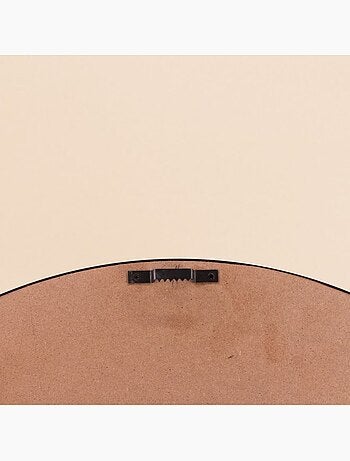 Horloge en bois et métal 60cm