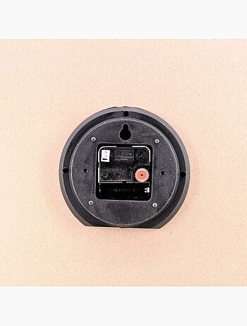 Horloge en bois et métal 60cm