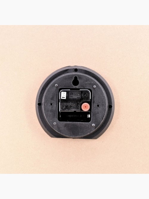 Horloge en bois et métal 60cm - Kiabi