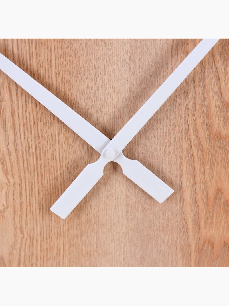 Horloge en bois et métal blanc 60cm Beige - Kiabi