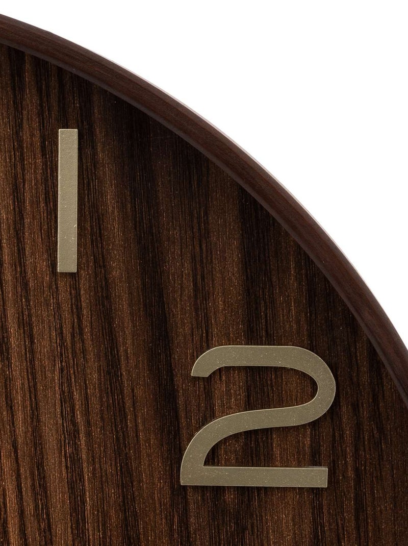 Horloge en bois grand modèle IVANA Marron - Kiabi