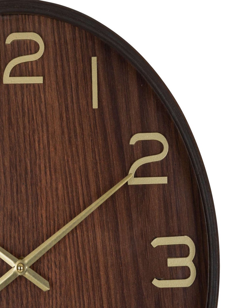 Horloge en bois IVANA Marron - Kiabi