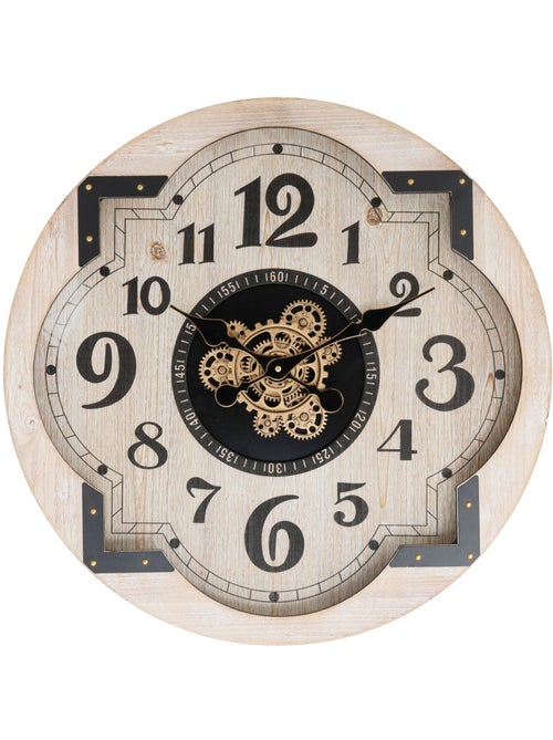 Horloge en bois MCKENZIE - Kiabi