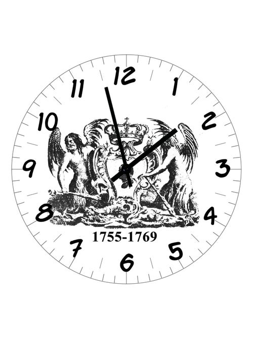 Horloge en verre Drapeau Nation Corse - Kiabi