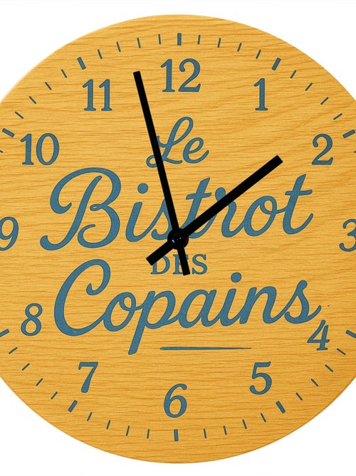 Horloge en verre le bistrot des copains - Kiabi